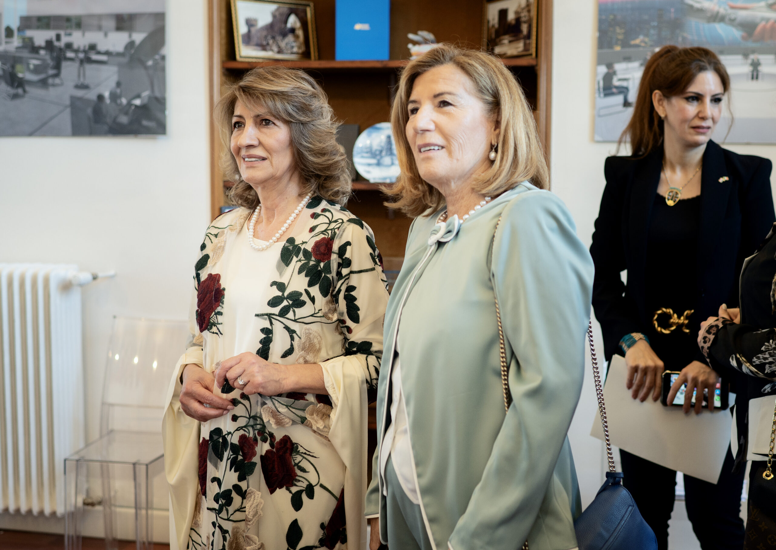 La First Lady della Repubblica dell’Iraq, Shanaz Ibrahim Ahmed, visita l’Università Internazionale UNINETTUNO