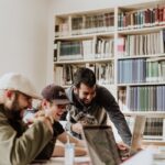 students studying together