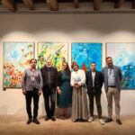 Foto di gruppo degli organizzzatori della mostra