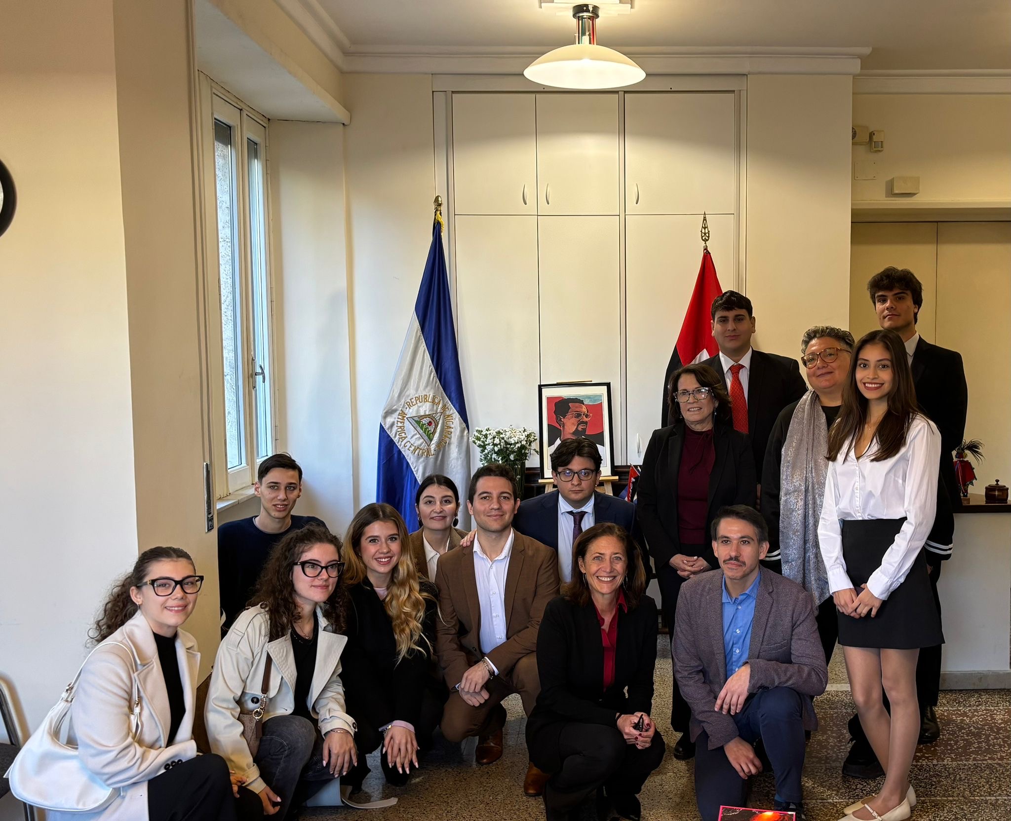 Dialogue between youth and diplomacy: meeting at the Nicaraguan Embassy with LUISS and Sapienza students
