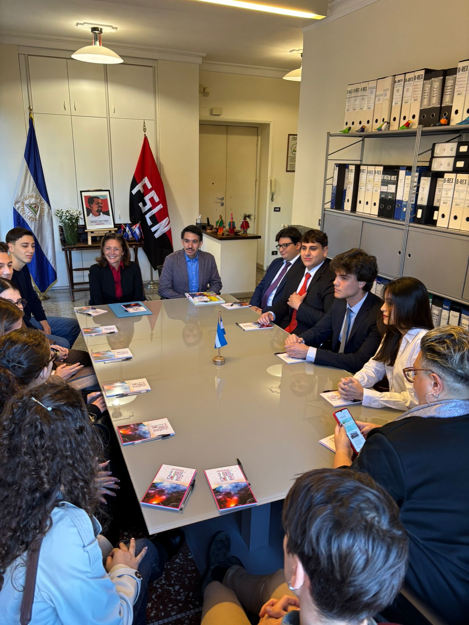 Dialogue and Memory: Embassy of Nicaragua welcomes university students