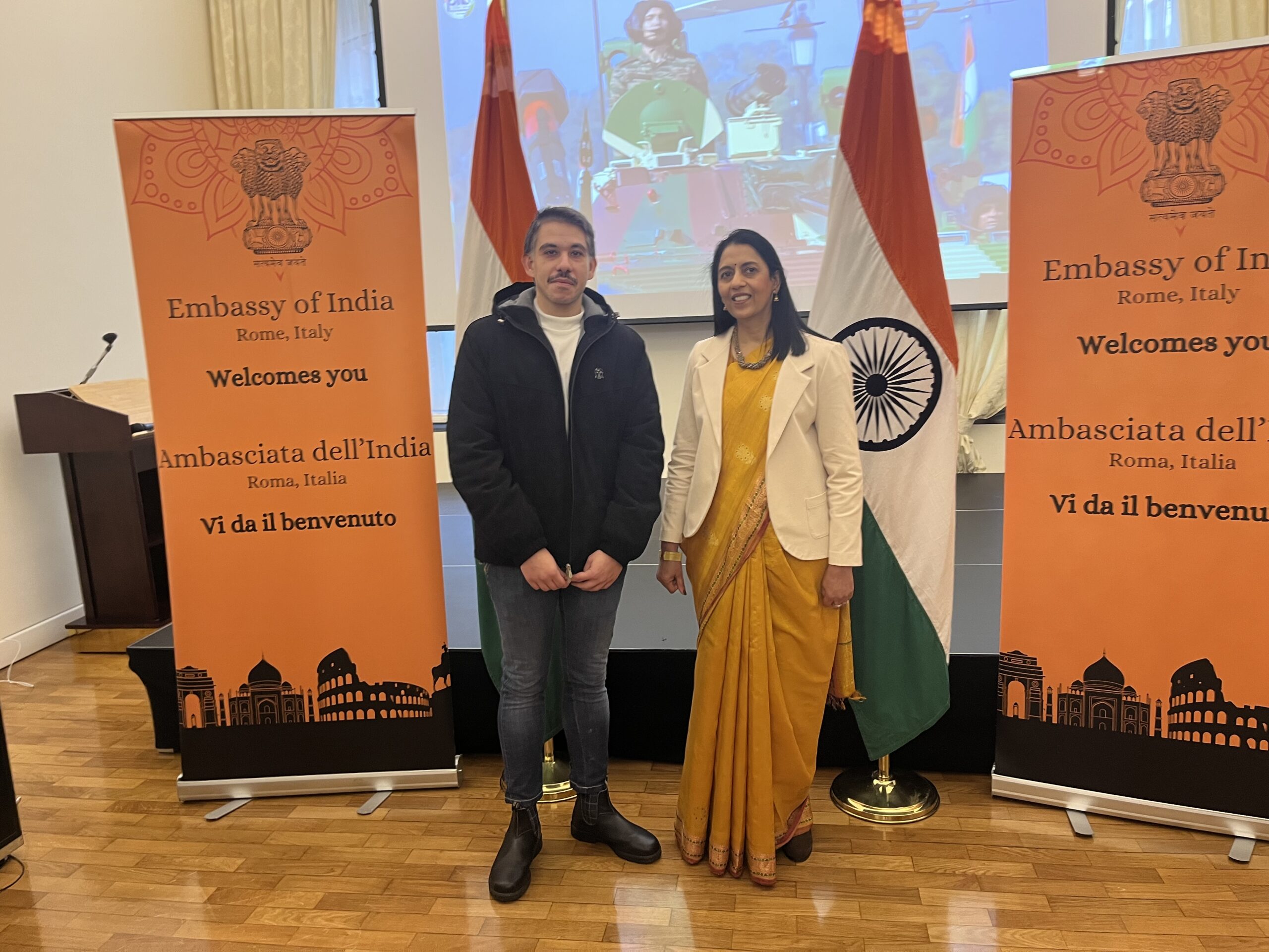 Welcome Association Italy alla cerimonia per il 77° anniversario della Repubblica dell’India