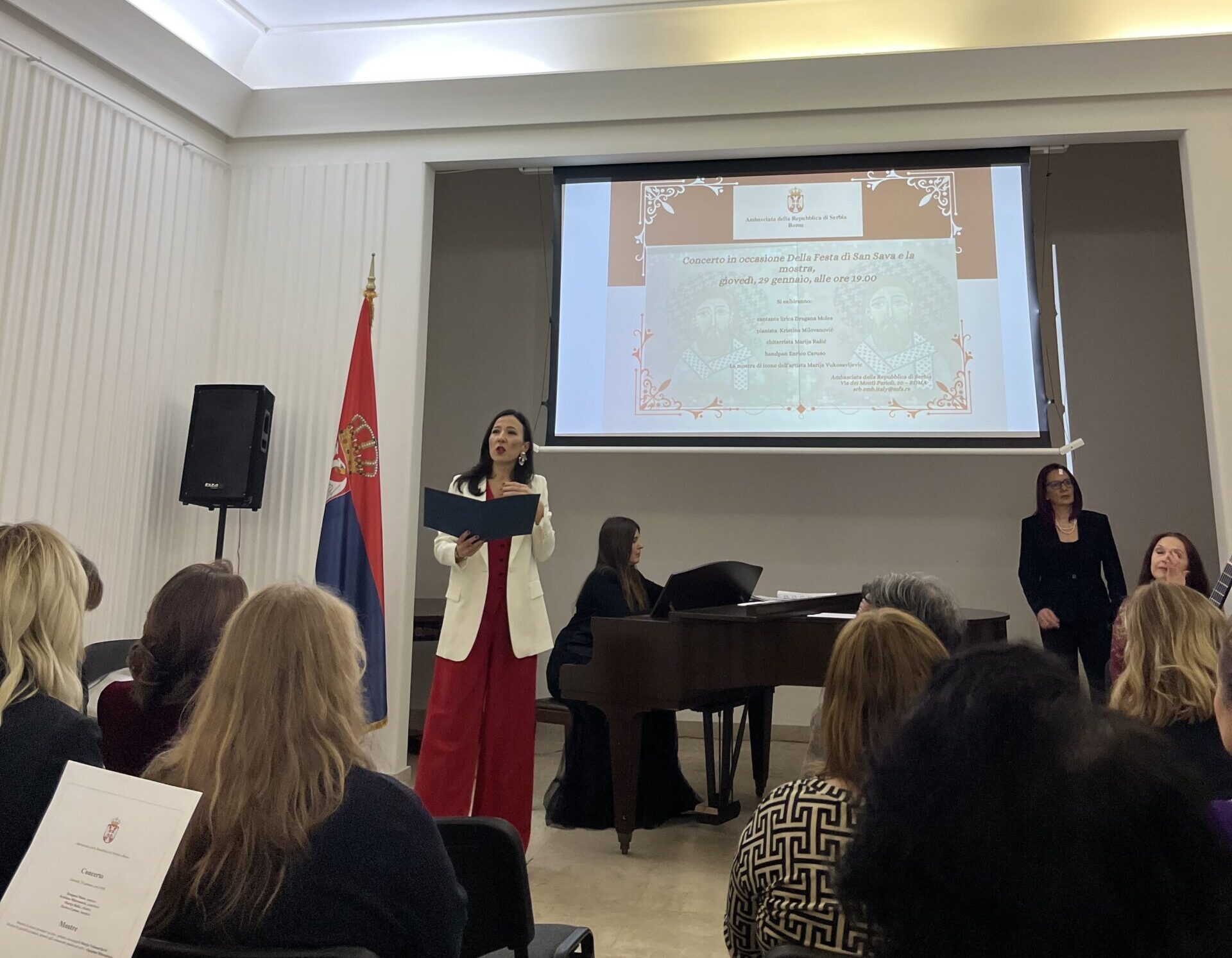 Welcome Association Italy alla serata culturale presso l’Ambasciata della Repubblica di Serbia